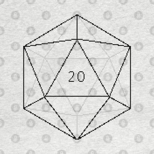 d20 Vector - inverted by CCDesign